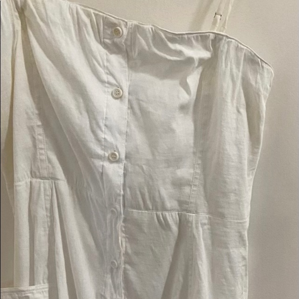 White buttoned down THEORY dress size 6